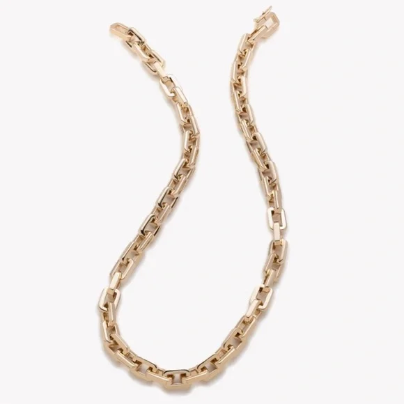 Eddie Borgo $425 Supra Link 12 Karat Gold Necklace